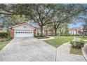 House exterior with a large tree and driveway at 8703 Cypress Mill Ct, Tampa, FL 33647