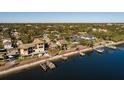 Property sits on the waterfront with boat docks and city views at 2834 Coffee Pot Ne Blvd, St Petersburg, FL 33704