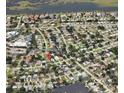 Bird's eye view of the property location and surroundings at 4401 Helena Ne St, St Petersburg, FL 33703