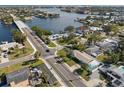 Aerial view showcasing home's waterfront location and surrounding area at 1198 40Th Ne Ave, St Petersburg, FL 33703