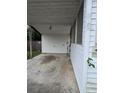 Covered patio with concrete flooring at 5902 18Th St, Zephyrhills, FL 33542