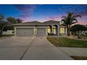 Two-story house with a two-car garage and landscaped yard at 214 Bon Vie Pl, Valrico, FL 33594