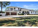 Elegant two-story home, three-car garage, and spacious yard at 9050 San Martin Ne Blvd, St Petersburg, FL 33702