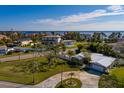 Aerial image showcasing the house and neighborhood at 4317 Overlook Ne Dr, St Petersburg, FL 33703