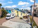 House with solar panels and RV parking at 316 16Th Ave, Indian Rocks Beach, FL 33785