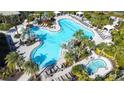 Resort-style pool with spa and lounge area at 4639 Garofalo Rd, Wesley Chapel, FL 33543