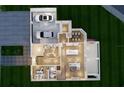 Main floor plan with kitchen, garage, and living spaces at 4009 W Euclid Ave, Tampa, FL 33629