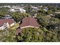 Condo building aerial view, showing its position within the community at 1550 S Belcher Rd # 117, Clearwater, FL 33764