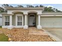 Front entryway with walkway and landscaping at 25406 Lexington Oaks Blvd, Wesley Chapel, FL 33544