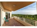Spacious balcony offering scenic views of lush greenery at 12077 Gandy N Blvd # 344, St Petersburg, FL 33702