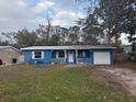 Cute blue house with carport and small front yard at 4933 Venetian Ne Blvd, St Petersburg, FL 33703