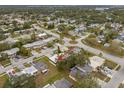 Aerial view showing the house's location in a residential neighborhood at 9941 85Th St, Seminole, FL 33777