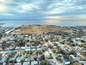 Property location highlighted in an aerial neighborhood view at 4502 S Shamrock Rd, Tampa, FL 33611