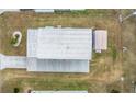 Overhead view of manufactured home with detached shed at 36905 Beth Ave, Zephyrhills, FL 33542