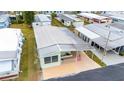Aerial view of a manufactured home community at 7050 El Matador St, Zephyrhills, FL 33541