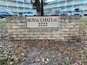 Royal Chateau 2222 building sign at 2222 Americus N Blvd # 2, Clearwater, FL 33763