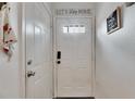 Welcoming entryway with a stylish front door and modern decor at 5000 Culbreath Key Way # 2-202, Tampa, FL 33611