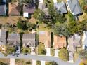 Aerial view showcasing the home's location in a residential neighborhood at 2249 Grandfather Mtn, Spring Hill, FL 34606