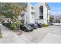 Building exterior showcasing parking and landscaping at 2314 S Clewis Ct # 201, Tampa, FL 33629