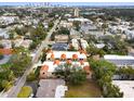 Aerial view of townhouses and surrounding neighborhood at 3210 W Horatio St # 1, Tampa, FL 33609