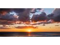 Stunning ocean sunset view from the condo at 4950 Gulf Blvd # 409, St Pete Beach, FL 33706