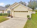 Attractive one-story home with a two-car garage and well-maintained landscaping at 9551 Jaybird Ln, Land O Lakes, FL 34638