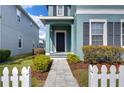 Inviting home entrance featuring a stone walkway and well-maintained landscaping at 11308 Great Neck Rd, Riverview, FL 33578