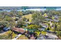 Property located near Lake Carroll with a bird's eye view of the surrounding area at 2522 Krueger Ln, Tampa, FL 33618