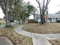 Residential street with houses and large trees at 3202 Cullendale Dr, Tampa, FL 33618