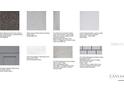 Material selections for kitchen, bath, and flooring at 33945 Landsman Loop, Wesley Chapel, FL 33543