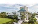Modern clubhouse with stone facade and welcoming landscaping at 5029 124Th E Ave, Parrish, FL 34219
