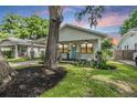 Newly renovated craftsman home with a large front yard at 1210 E Mohawk Ave, Tampa, FL 33604