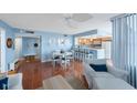 Bright dining area with white table and chairs at 6051 Sun Blvd # 504, St Petersburg, FL 33715