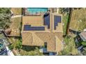 House with solar panels, pool, and a large backyard at 1803 Tawnee Pl, Brandon, FL 33510