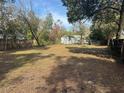 Large backyard with shed and open space at 2008 E Annie St, Tampa, FL 33612