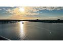 Stunning sunset view over the water from a condo at 6265 Sun Blvd # 906, St Petersburg, FL 33715