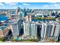 Stunning aerial view of high-rise building and cityscape at 450 Knights Run Ave # 605, Tampa, FL 33602