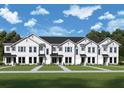 Row of townhouses with modern exterior finishes at 7205 Sutton Ln, Sarasota, FL 34240