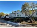 Gray manufactured home with tree and landscaped yard at 8512 Fantasia Park Way, Riverview, FL 33578