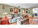 Living room with a comfy sofa and eclectic decor at 2819 50Th S St, Gulfport, FL 33707