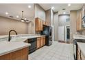 Spacious kitchen with ample counter space and modern appliances at 6944 Runner Oak Dr, Wesley Chapel, FL 33545