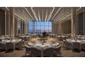 Elegant event space with city views and grand piano at 1101 E Jackson St # 1802, Tampa, FL 33602
