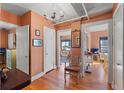 Bright hallway with hardwood floors, leading to living areas at 130 4Th N Ave # 414, St Petersburg, FL 33701