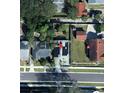 Aerial view showing property location and surroundings at 2105 W Gray St, Tampa, FL 33606