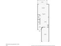 First floor layout of townhome with living areas and garage at 26614 Castleview Way, Wesley Chapel, FL 33544