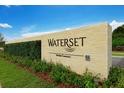 Waterset community entrance sign at 5453 Del Coronado Dr, Apollo Beach, FL 33572