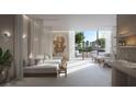 Relaxing spa with comfortable lounge chairs and city views at 1101 E Jackson St # 1809, Tampa, FL 33602