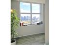 Stunning city skyline view from large window at 1120 E Kennedy Blvd # 1514, Tampa, FL 33602