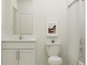 Clean bathroom with white vanity, toilet, and shower at 11915 Blue Diamond Trl, Parrish, FL 34219