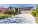 House exterior showcasing landscaping and a driveway at 12312 Bay Estuary Bnd, Riverview, FL 33579